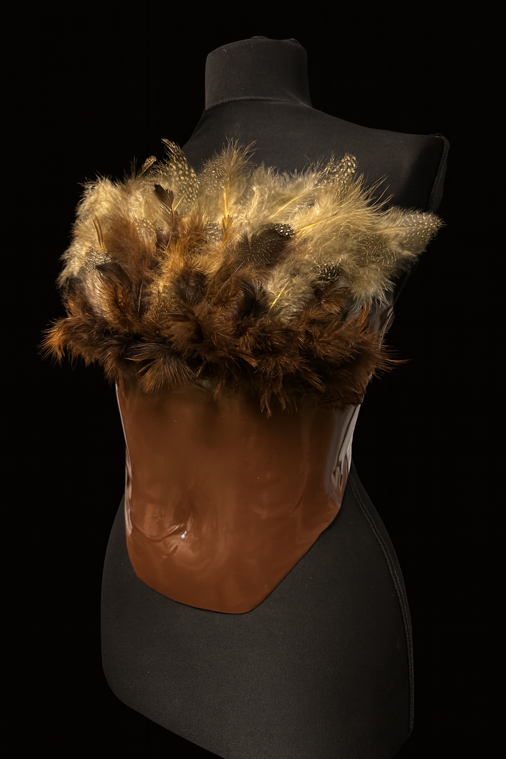 Corset Earth Feathers