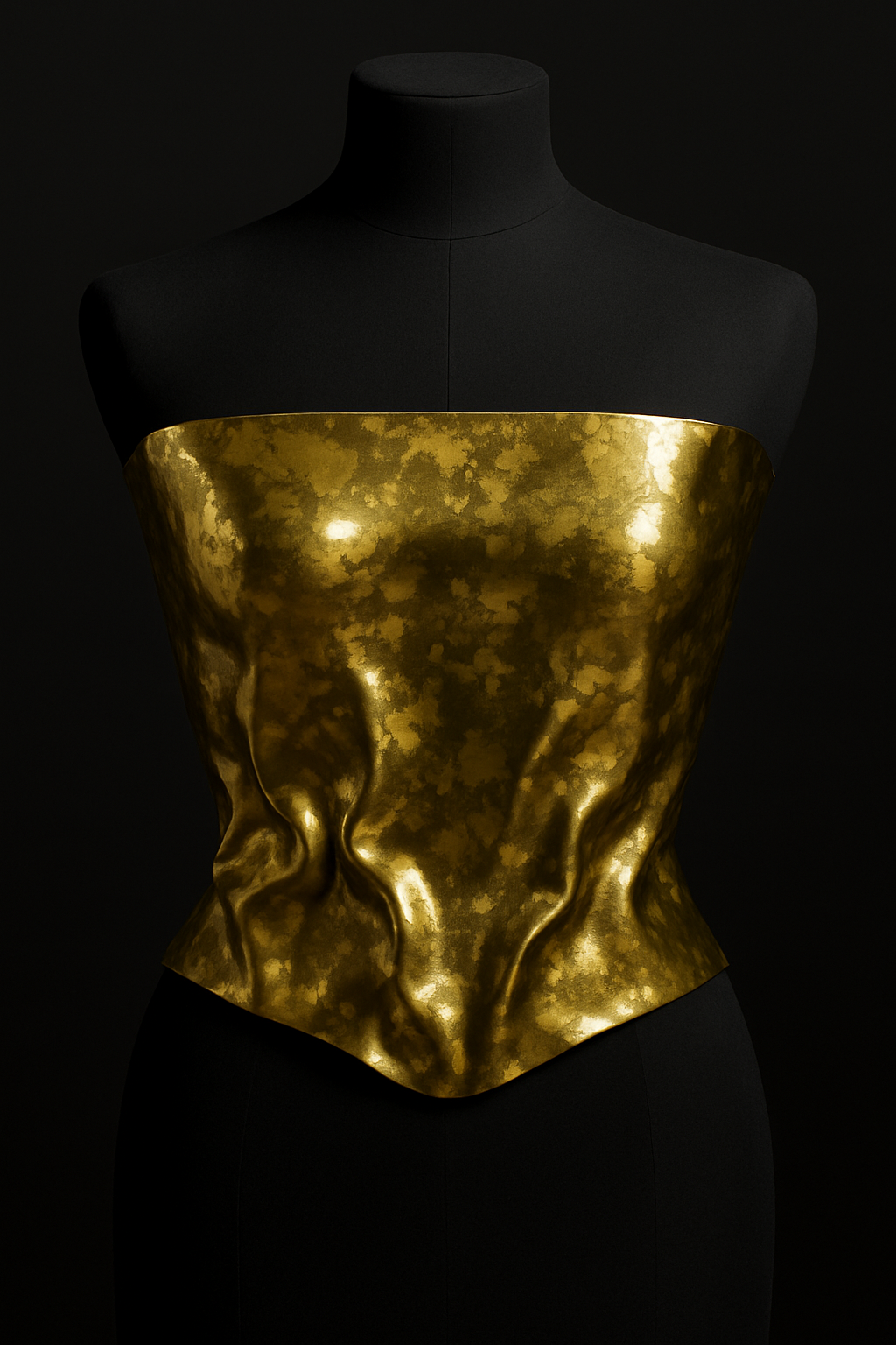 Corset Gold Metalic