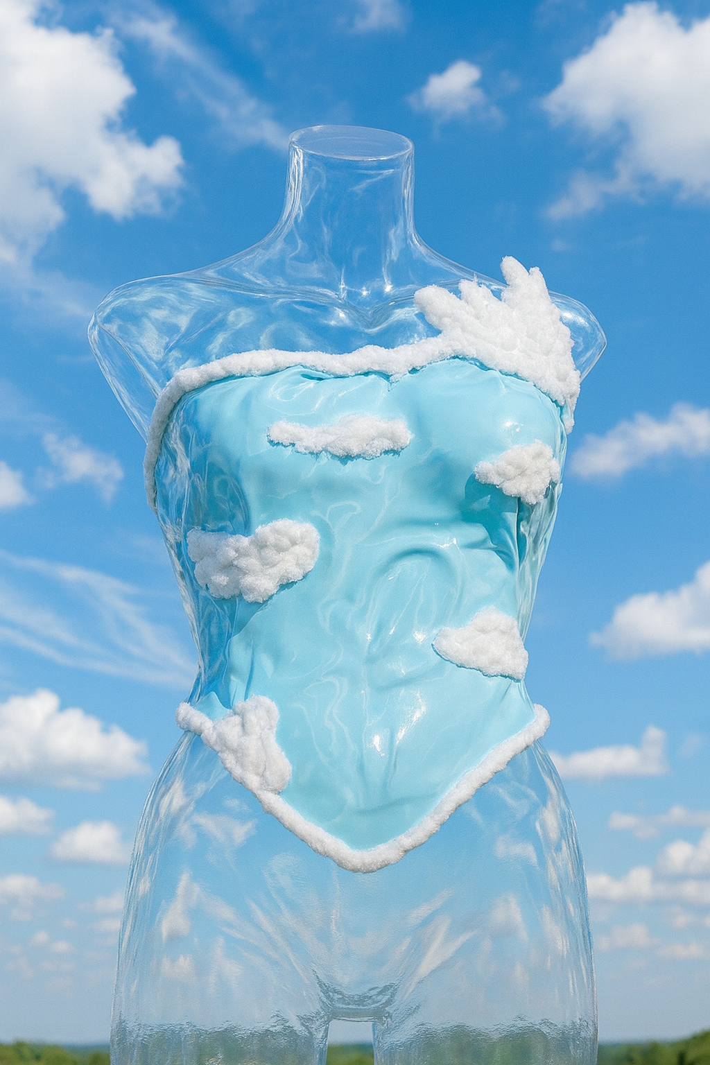 Corset Blue Sky